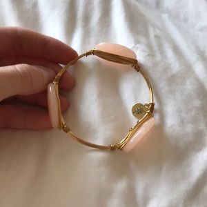 Bourbon and Bow ties pink and gold bangle!